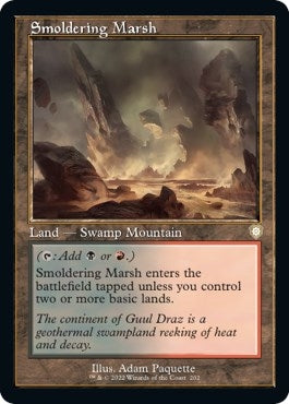 Image for Smoldering Marsh (Retro Frame) (202) [Commander: The Brothers' War]