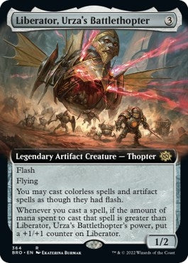 Image for Liberator, Urza's Battlethopter (Extended Art) (364) [The Brothers' War]