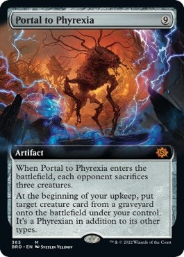 Image for Portal to Phyrexia (Extended Art) (365) [The Brothers' War]