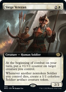 Image for Siege Veteran (Extended Art) (306) [The Brothers' War]