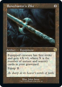 Image for Runechanter's Pike (48) [The Brothers' War: Retro Frame Artifacts]