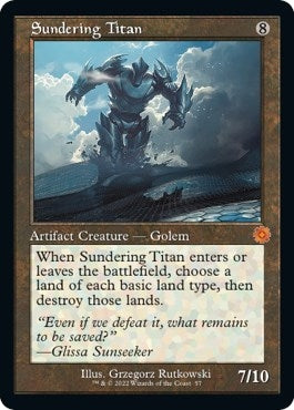 Image for Sundering Titan (57) [The Brothers' War: Retro Frame Artifacts]