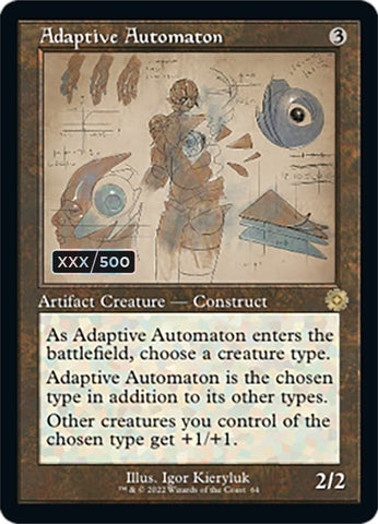 Image for Adaptive Automaton (Schematic) (Serial Numbered) (64) [The Brothers' War: Retro Frame Artifacts]