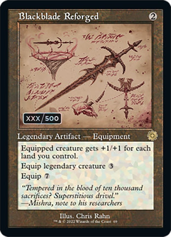 Image for Blackblade Reforged (Schematic) (Serial Numbered) (69) [The Brothers' War: Retro Frame Artifacts]