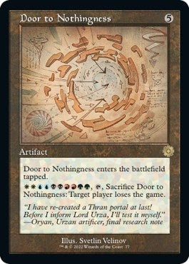 Image for Door to Nothingness (Schematic) (77) [The Brothers' War: Retro Frame Artifacts]