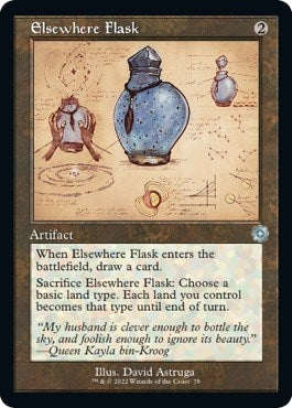 Image for Elsewhere Flask (Schematic) (78) [The Brothers' War: Retro Frame Artifacts]