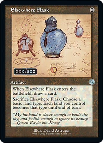 Image for Elsewhere Flask (Schematic) (Serial Numbered) (78) [The Brothers' War: Retro Frame Artifacts]