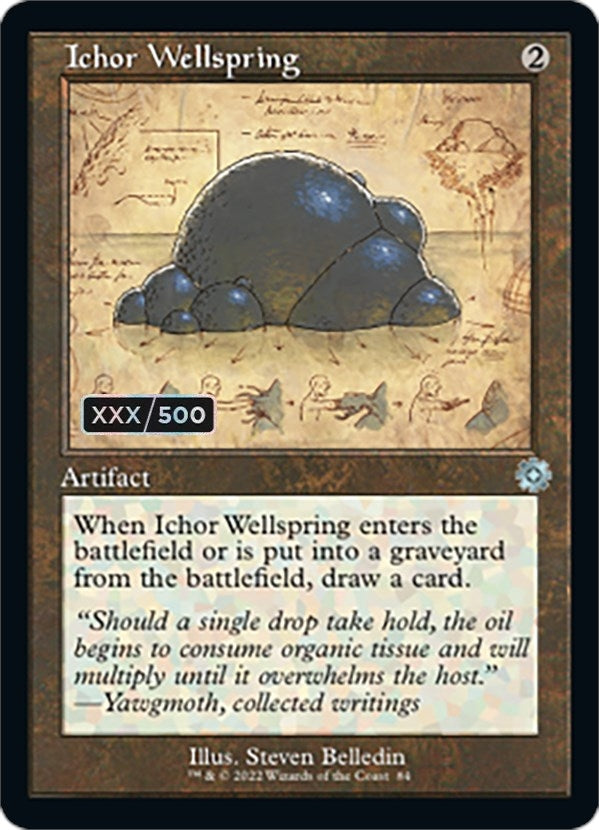Image for Ichor Wellspring (Schematic) (Serial Numbered) (84) [The Brothers' War: Retro Frame Artifacts]