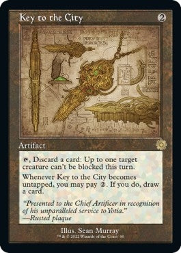 Image for Key to the City (Schematic) (90) [The Brothers' War: Retro Frame Artifacts]