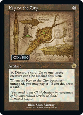 Image for Key to the City (Schematic) (Serial Numbered) (90) [The Brothers' War: Retro Frame Artifacts]