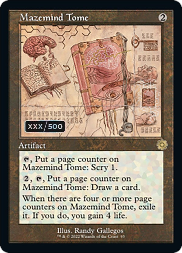 Image for Mazemind Tome (Schematic) (Serial Numbered) (93) [The Brothers' War: Retro Frame Artifacts]