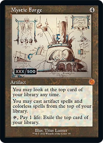 Image for Mystic Forge (Schematic) (Serial Numbered) (99) [The Brothers' War: Retro Frame Artifacts]