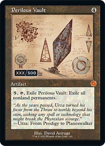 Image for Perilous Vault (Schematic) (Serial Numbered) (101) [The Brothers' War: Retro Frame Artifacts]
