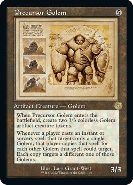 Image for Precursor Golem (Schematic) (105) [The Brothers' War: Retro Frame Artifacts]