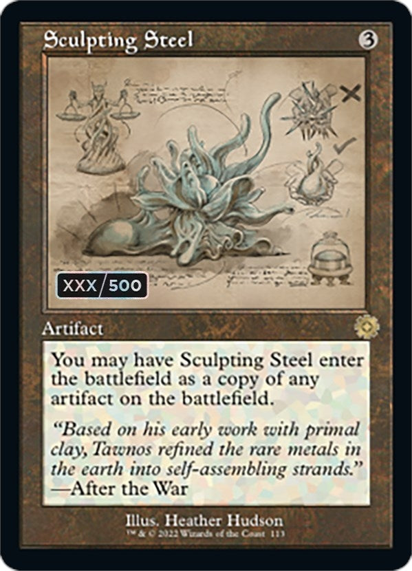Image for Sculpting Steel (Schematic) (Serial Numbered) (113) [The Brothers' War: Retro Frame Artifacts]