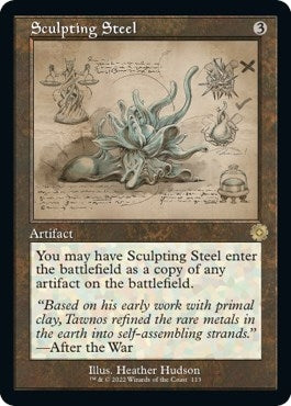 Image for Sculpting Steel (Schematic) (113) [The Brothers' War: Retro Frame Artifacts]