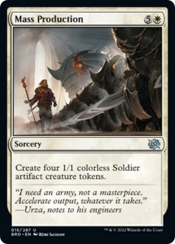 Image for Mass Production (15) [The Brothers' War]