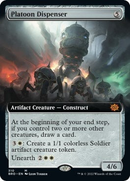 Image for Platoon Dispenser (Extended Art) (310) - Magic: The Gathering