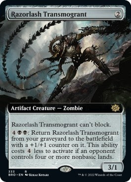 Image for Razorlash Transmogrant (Extended Art) (333) [The Brothers' War]