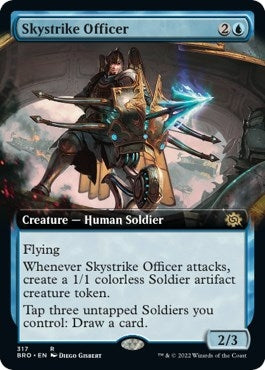 Image for Skystrike Officer (Extended Art) (317) - Magic: The Gathering
