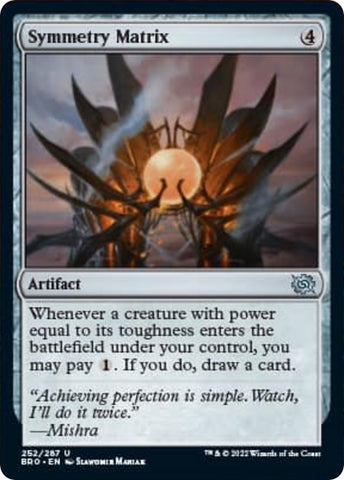 Image for Symmetry Matrix (252) [The Brothers' War]