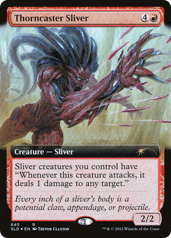Image for Thorncaster Sliver (Extended Art) (645) [Secret Lair Drop Series]