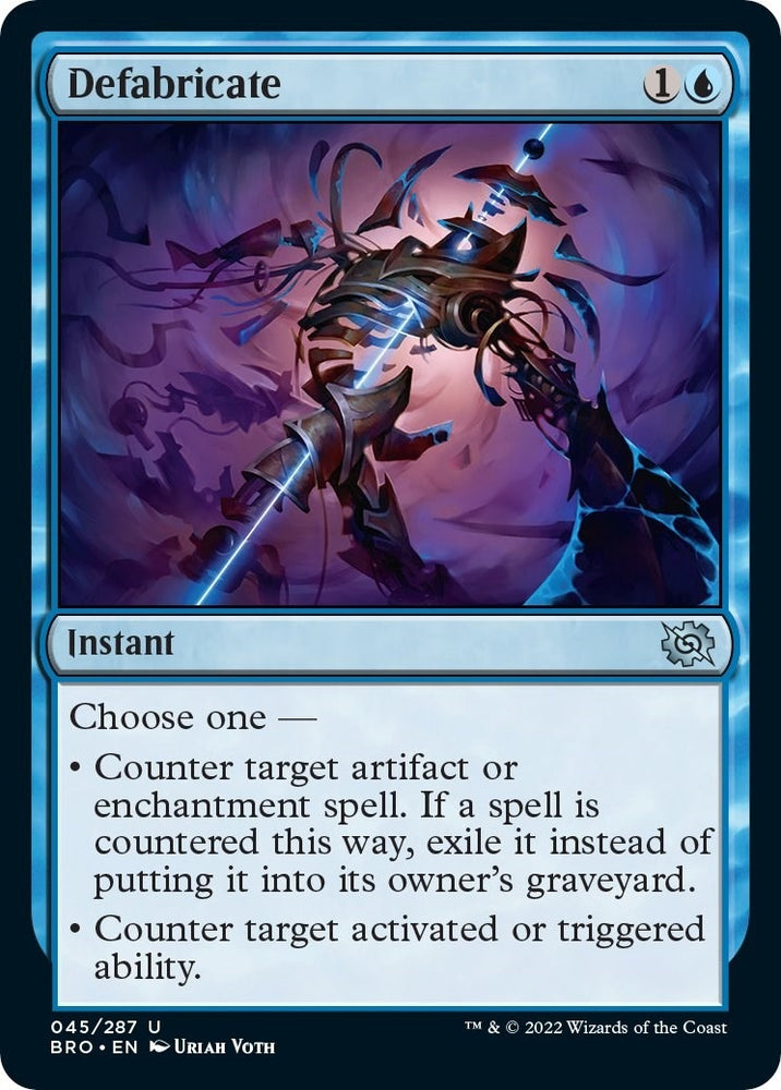 Image for Defabricate (45) [The Brothers' War]