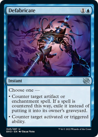 Image for Defabricate (45) [The Brothers' War]