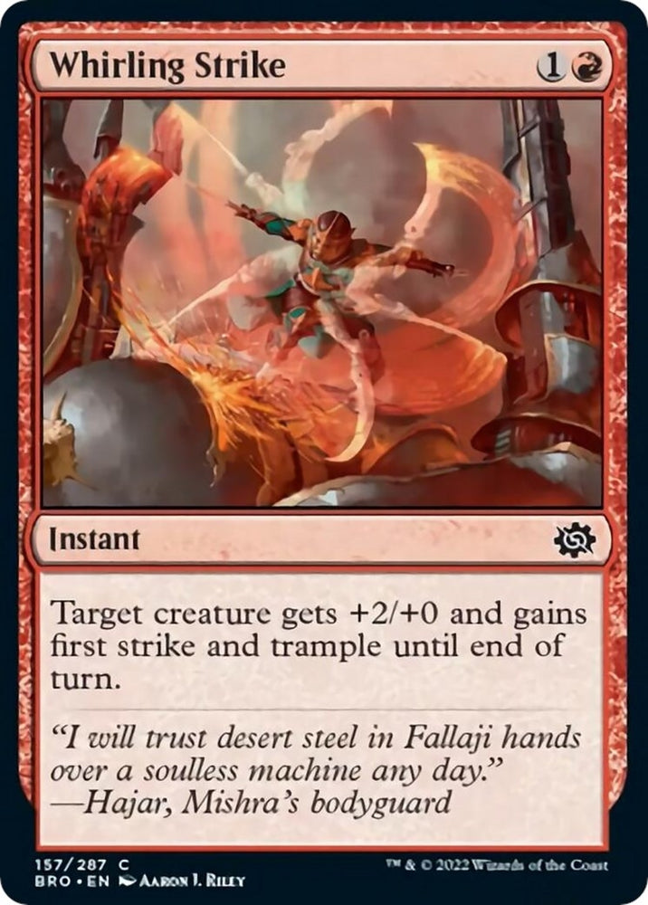 Image for Whirling Strike (157) - Magic: The Gathering