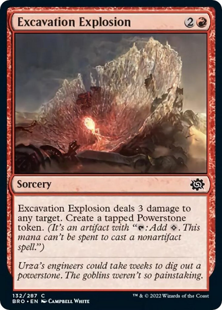 Image for Excavation Explosion (132) [The Brothers' War]