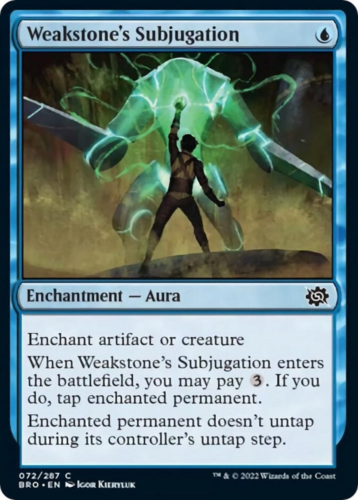Image for Weakstone's Subjugation (72) - Magic: The Gathering