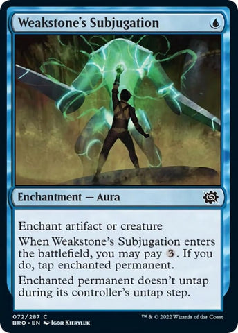 Image for Weakstone's Subjugation (72) - Magic: The Gathering