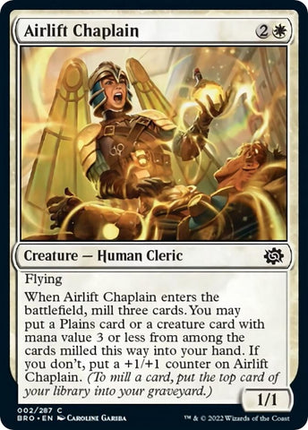Image for Airlift Chaplain (2) [The Brothers' War]