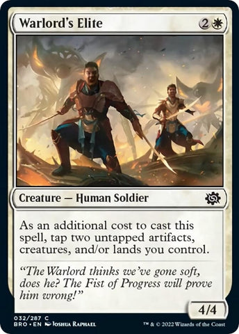 Image for Warlord's Elite (32) [The Brothers' War]
