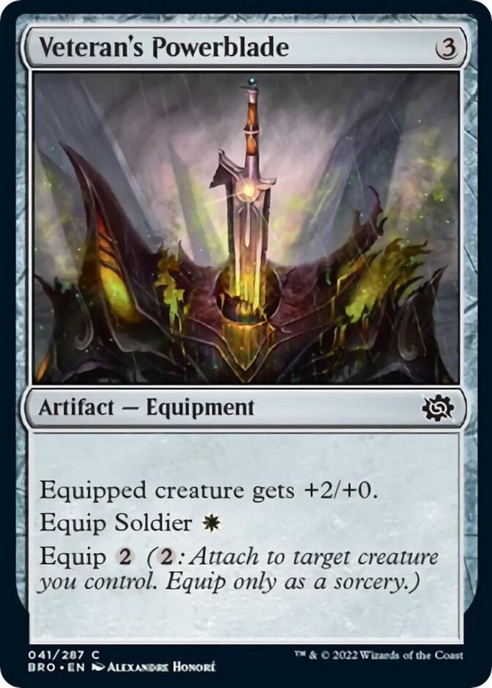 Image for Veteran's Powerblade (41) [The Brothers' War]