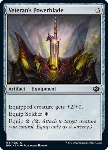 Image for Veteran's Powerblade (41) - Magic: The Gathering