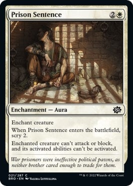 Image for Prison Sentence (21) - Magic: The Gathering