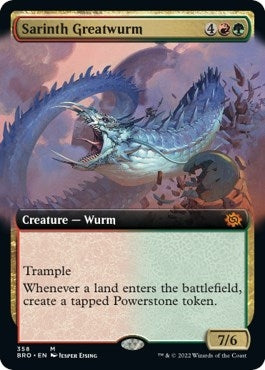 Image for Sarinth Greatwurm (Extended Art) (358) [The Brothers' War]