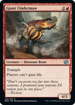 Image for Giant Cindermaw (136) [The Brothers' War]
