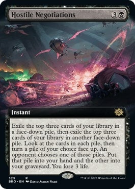 Image for Hostile Negotiations (Extended Art) (329) [The Brothers' War]
