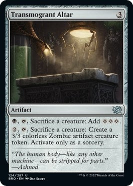 Image for Transmogrant Altar (124) - Magic: The Gathering