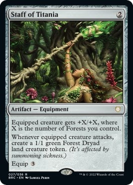 Image for Staff of Titania (27) [Commander: The Brothers' War]