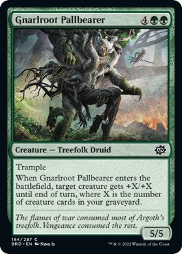Image for Gnarlroot Pallbearer (184) [The Brothers' War]
