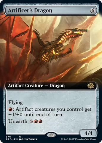 Image for Artificer's Dragon (Extended Art) (376) [The Brothers' War]