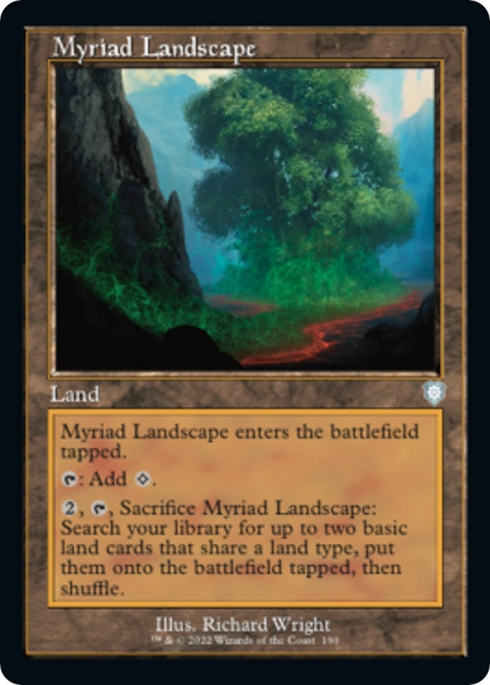Image for Myriad Landscape (Retro Frame) (190) [Commander: The Brothers' War]