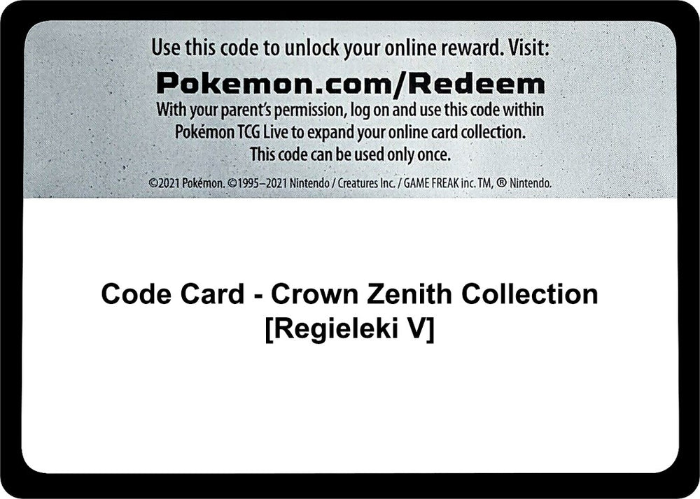 Image for Code Card [Crown Zenith]