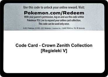 Image for Code Card [Crown Zenith]