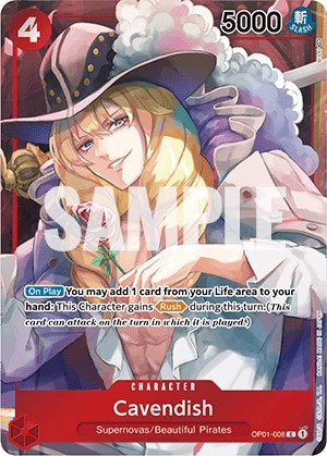Cavendish (Box Topper) (OP01-008) (OP01)