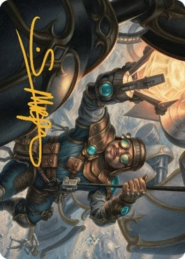 Image for Powerstone Engineer Art Card (Gold-Stamped Signature) (2) [Art Series: The Brothers' War]