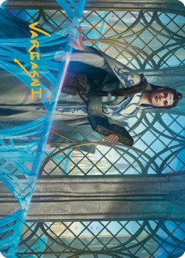 Image for Hurkyl, Master Wizard Art Card (Gold-Stamped Signature) (10) [Art Series: The Brothers' War]